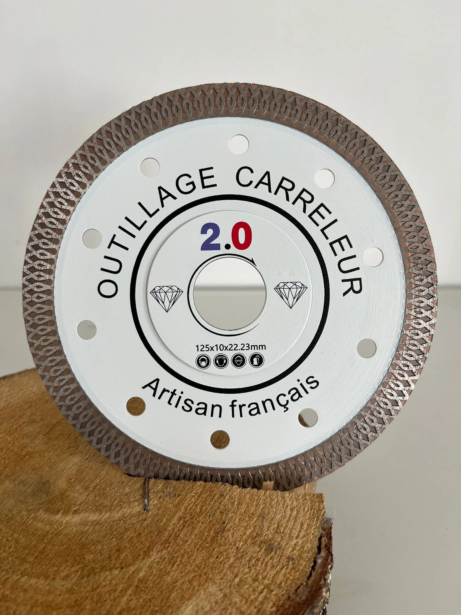 Disque Diamant 125mm Extra Fin (Maille) - 1,2mm