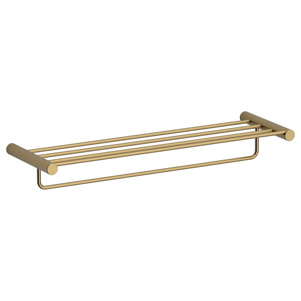 Etagère porte-serviettes à fixer en inox Hermes