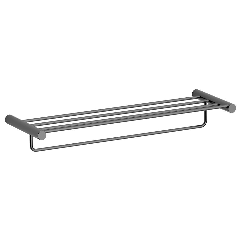Etagère porte-serviettes à fixer en inox Hermes