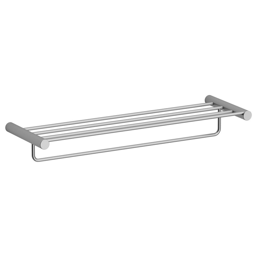 Etagère porte-serviettes à fixer en inox Hermes