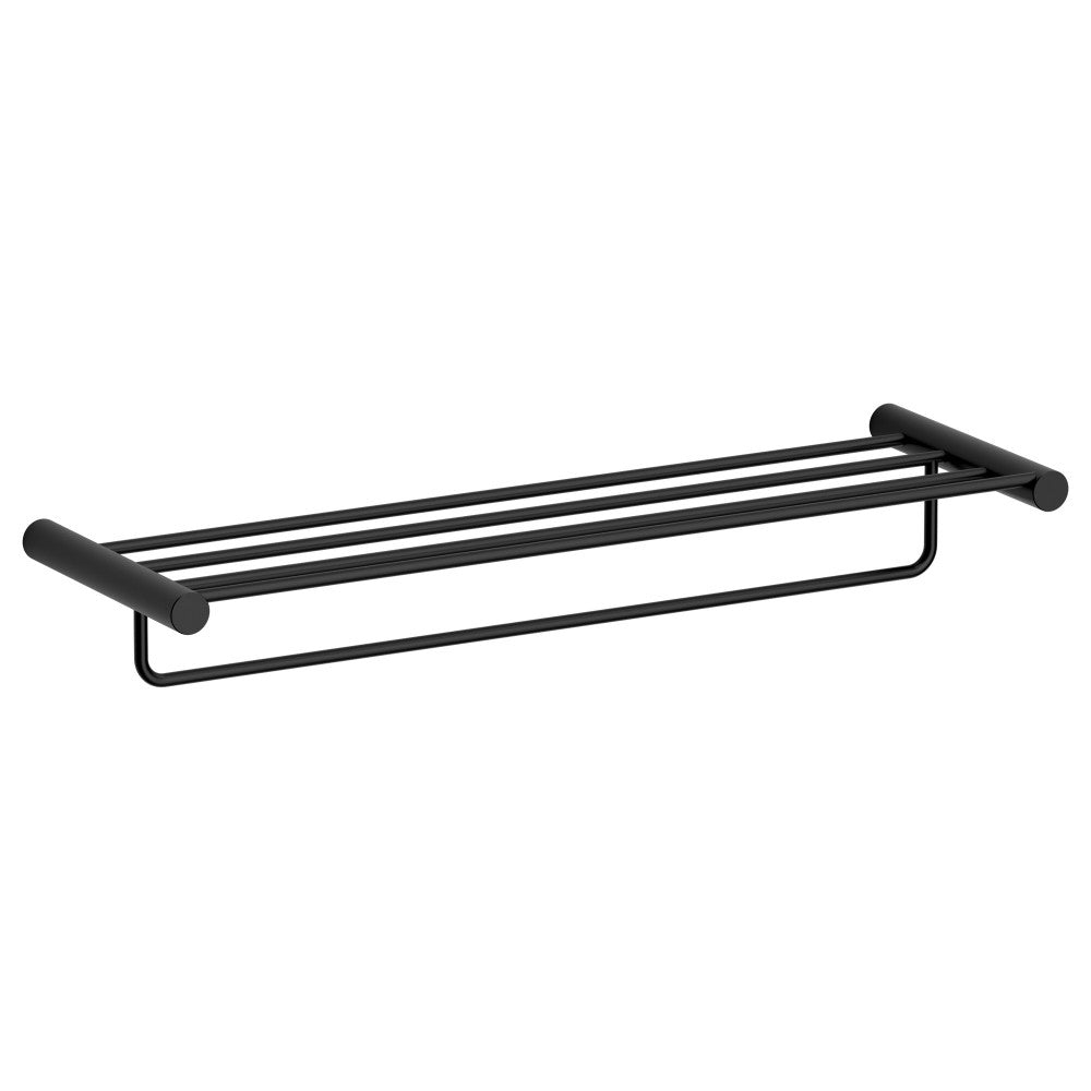 Etagère porte-serviettes à fixer en inox Hermes