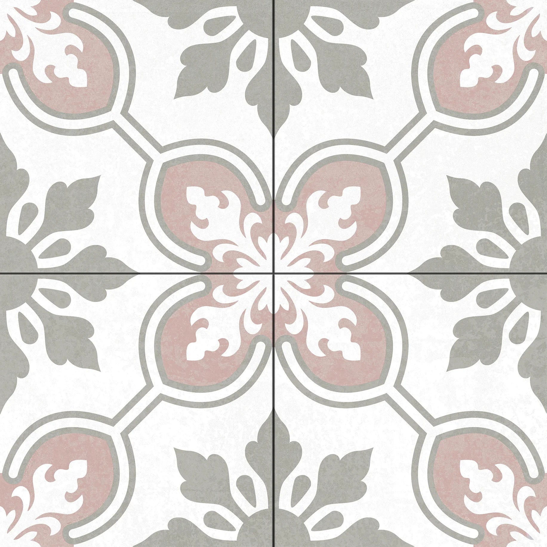 Carrelage Intérieur Precut Navarti 45x45 cm Effet Carreau de Ciment