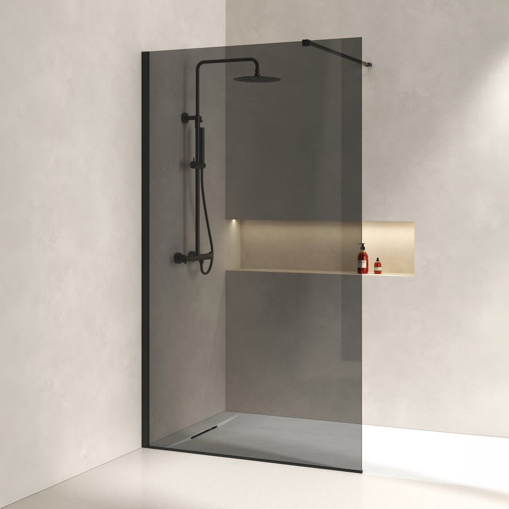 Paroi de douche verre fumé Néo