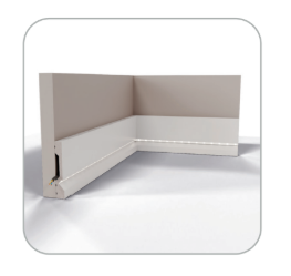 Plinthe led anti-choc